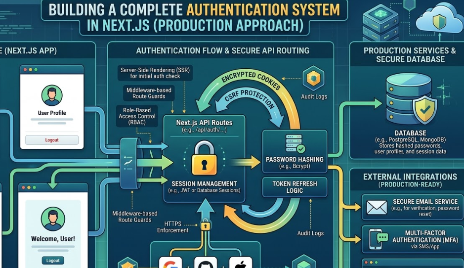 Building a Complete Authentication System in Next.js (Production ...
