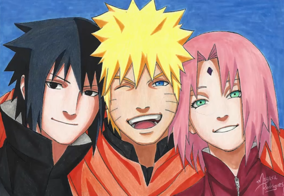 Naruto and Sasuke …  Naruto desenho, Desenhos de anime, Desenhando retratos