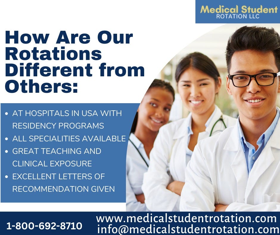 For Medical Student Rotation Call us at +1 800 692 8710 by Medicalrotation Medium