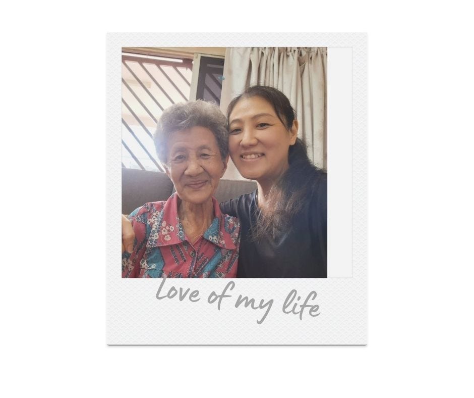 My aunt, who just turned 90 earlier this year.