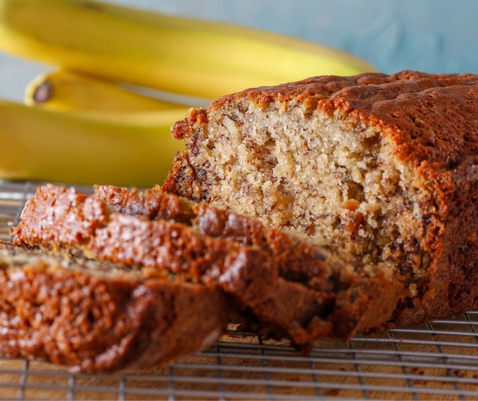 Receta de Pan de banana húmedo con toque de canela: tierno y aromático por William Isaías