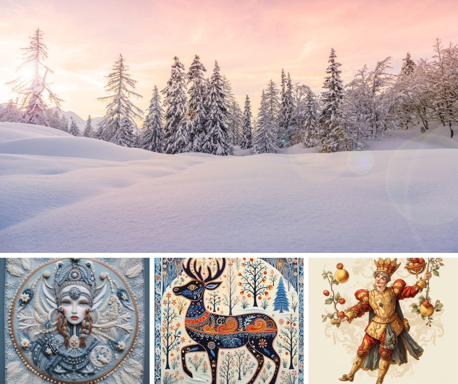 Winter Icons, Winter Solstice and Mother’s Night by Genevieve Hopkins