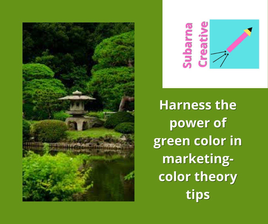Color theory green color — for logo, website, call to action, and