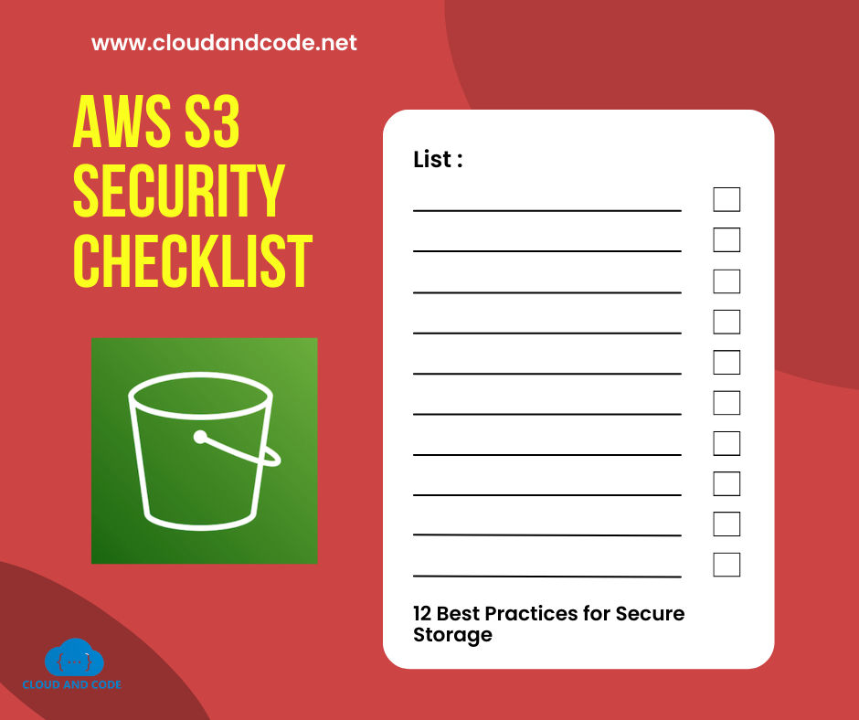 AWS S3 Security Checklist 12 Best Practices for Secure Storage by Vishal Gupta AWS Tip
