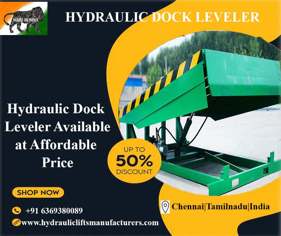 Industrial Dock Leveler Chennai Bangalore Hyderabad UAE Karnataka
