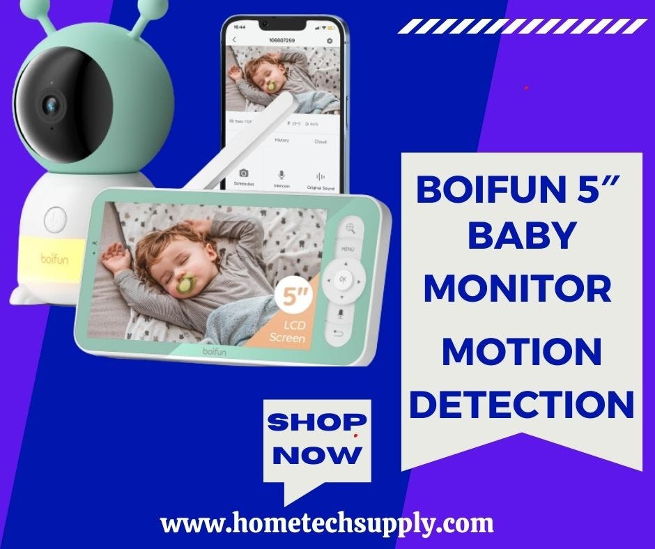 BOIFUN 5″ Baby Monitor: The Future of Parenthood is Here!”, by Home Tech  Supply