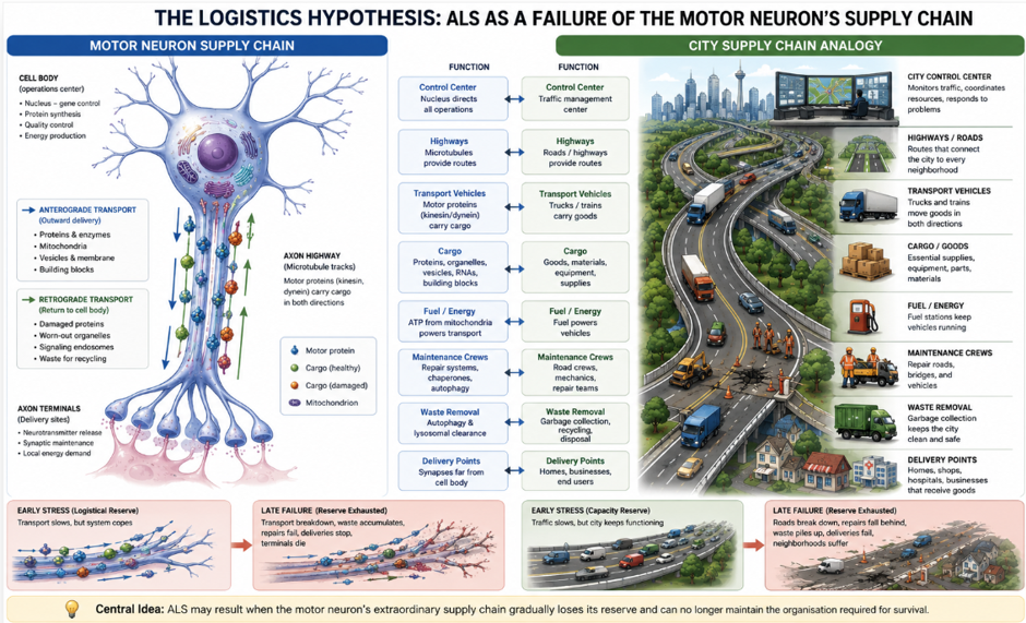 Rethinking Lou Gehrig’s Disease as a Disorder of Intracellular Logistics