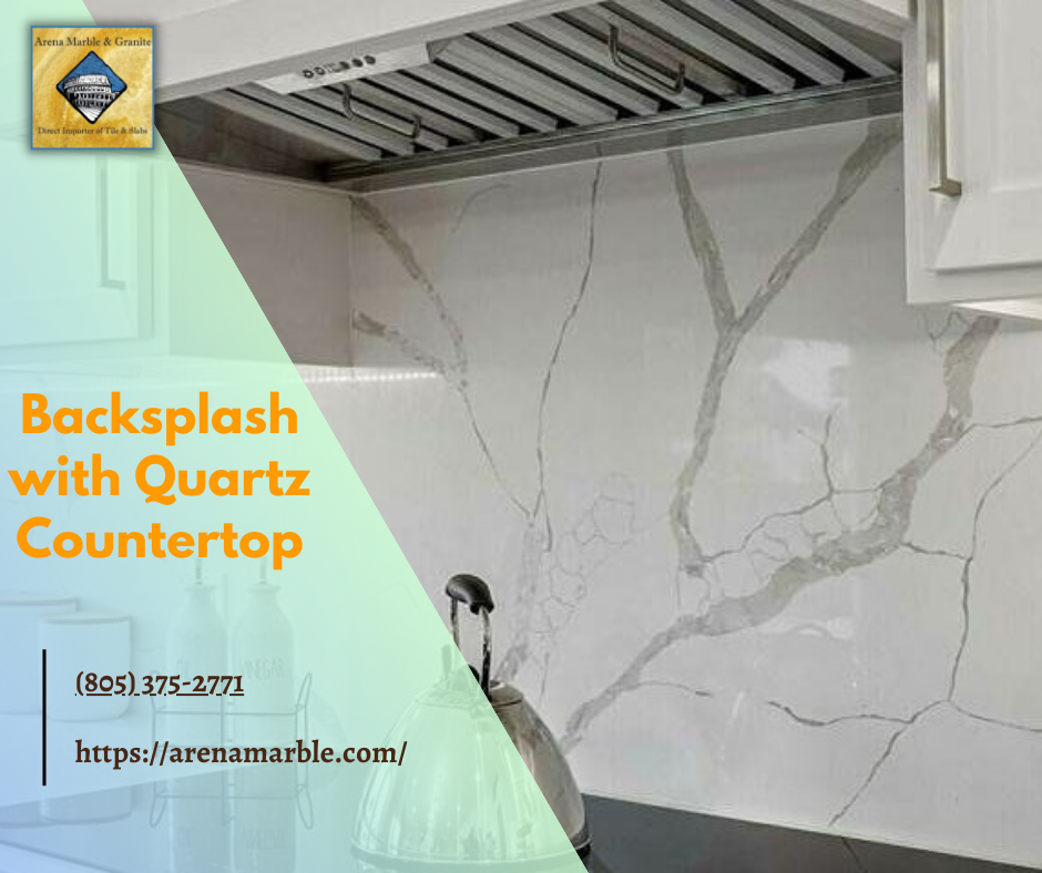 Elevate Your Kitchen Design with Striking Quartz Backsplash by