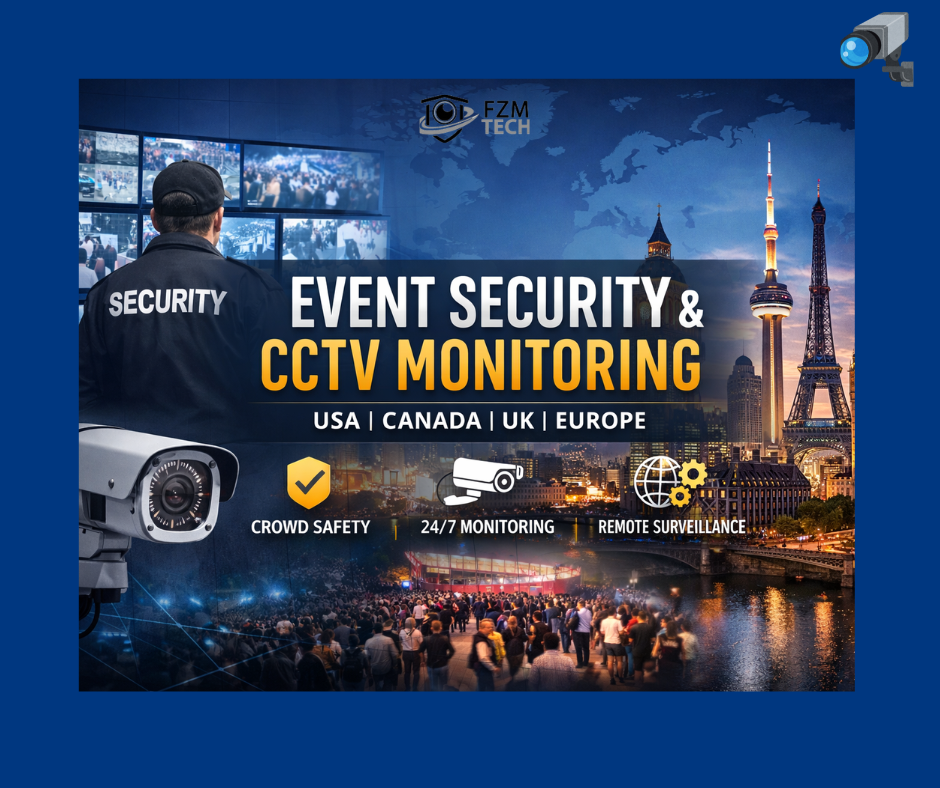 Event Security & CCTV Monitoring Services | USA, Canada, UK & Europe