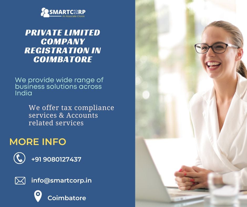 Private Limited Company Registration in Coimbatore | Pvt Ltd Company ...