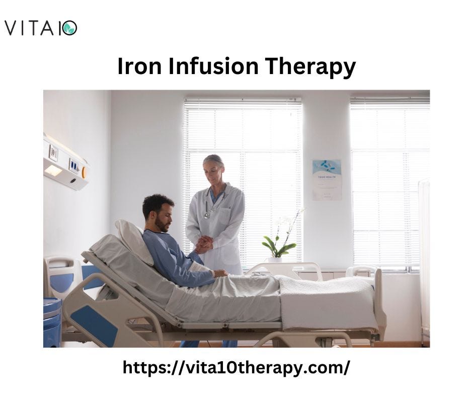 Iron Infusion Therapy Vita 10 IV Therapy Medium