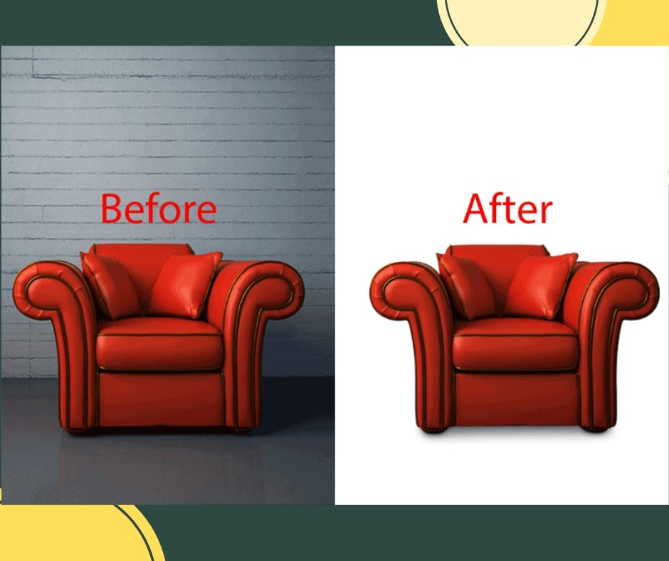 The best way to remove the background from an image by