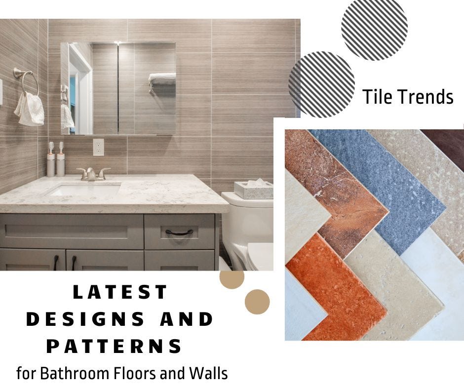 Latest Designs and Pattern Tiles for Bathroom Floors and Walls | Medium