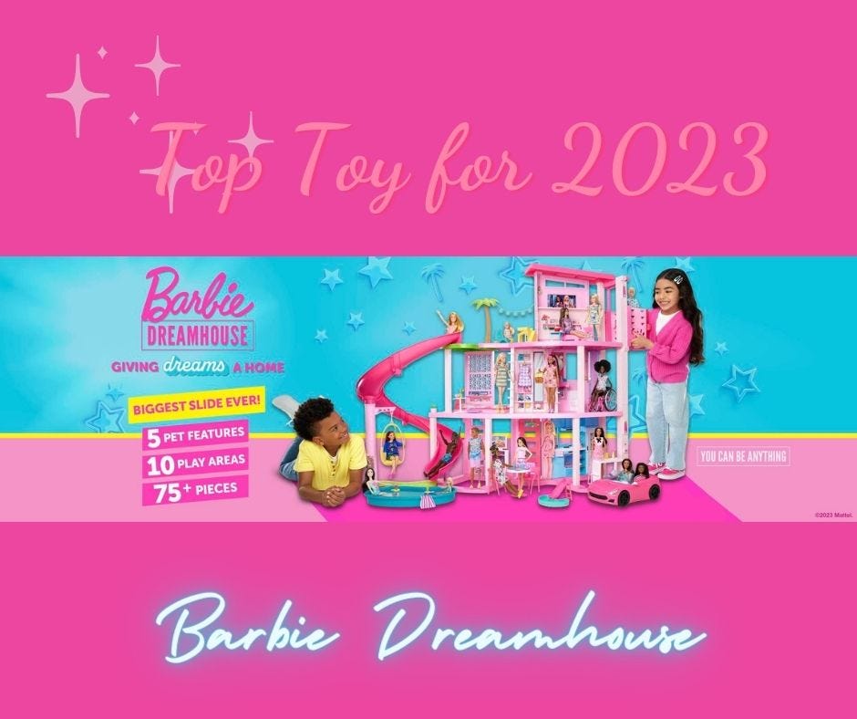 Top Toy for Christmas 2023 Barbie Dreamhouse Playset by Jen