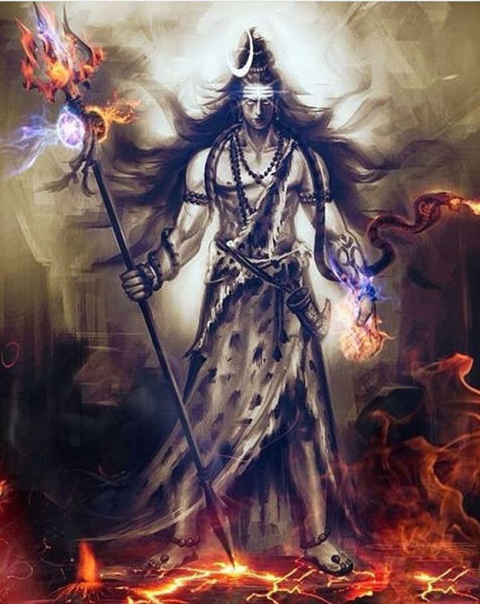 Rudra Avtar of Shiva. The Rudra Avatar of Lord Shiva holds… | by ...