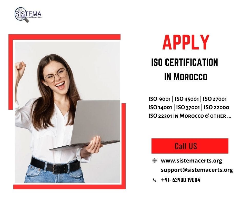 WHY NEED OF THE ISO CERTIFICATION IN MOROCCO? Sistemacert Medium