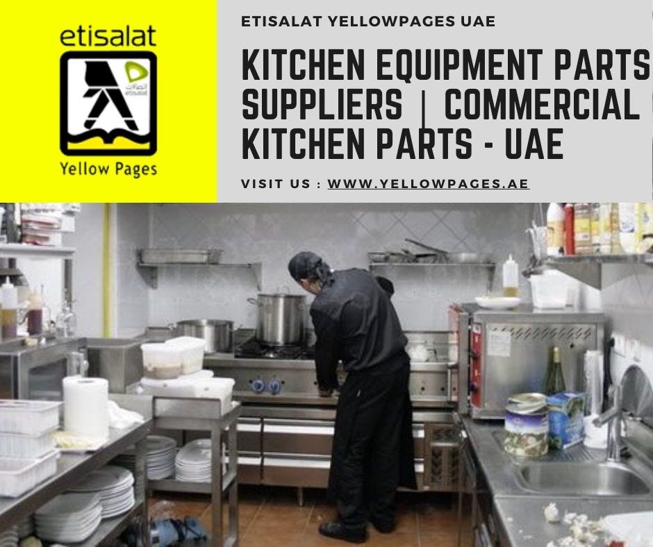 Kitchen Equipment Parts Suppliers Commercial Kitchen Parts — UAE