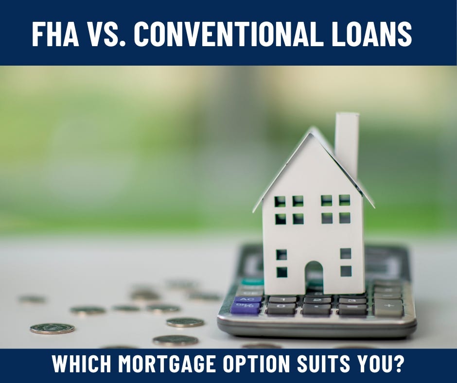 FHA vs. Conventional Loans: Which Mortgage Option Suits You? | by Mynah ...