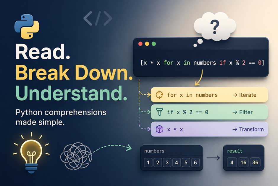 Understanding Python Comprehensions Was Difficult for Me Until I ...