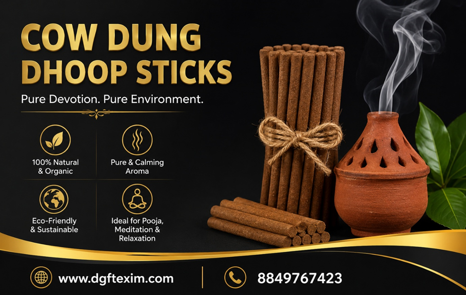 Cow Dung Dhoop Sticks: A Natural Way to Purify Your Home and Enhance Spiritual Well-Being
