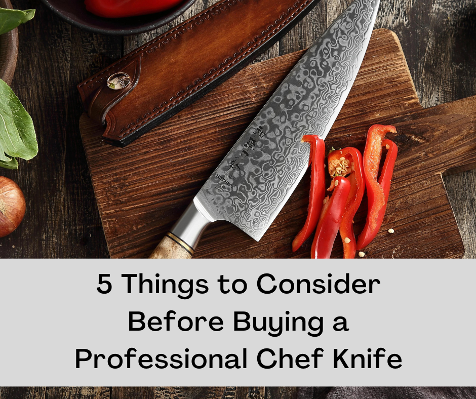 5 Things to Consider Before Buying a Professional Chef Knife | by The  Bamboo Guy | Medium