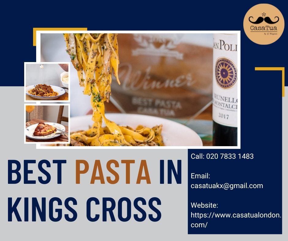 Best Pasta In Kings Cross CasaTua Medium