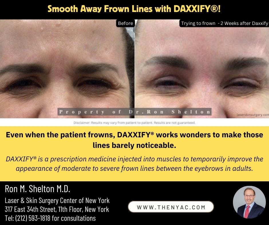 Smooth Away Frown Lines with Daxxify