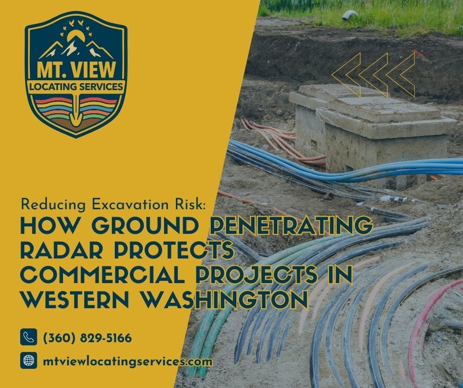 How Ground Penetrating Radar Helps Protect Commercial Projects in Western Washington