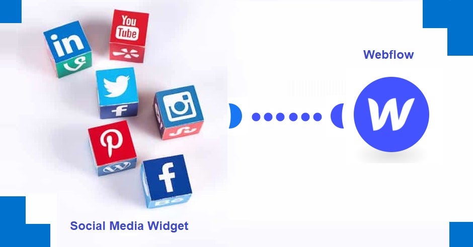 How To Embed Social Media Widget For Webflow Website?