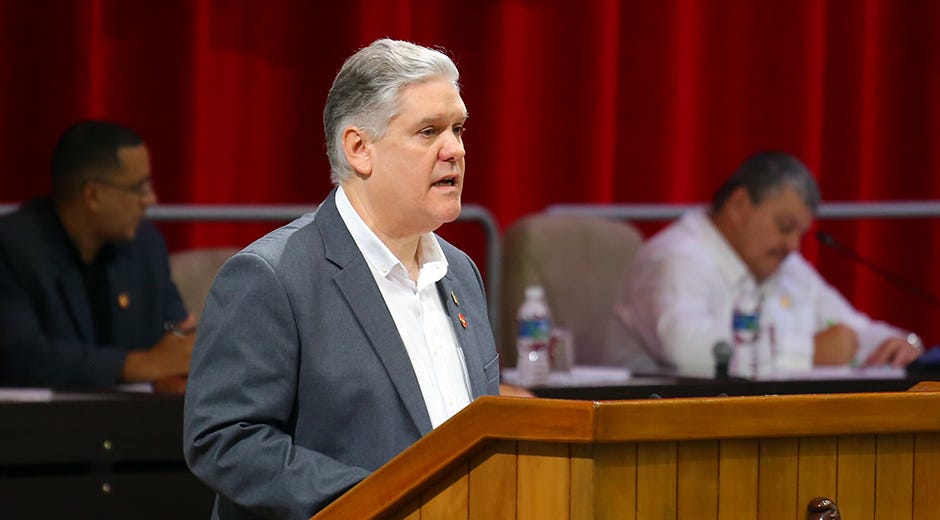 Alejandro Gil, entonces ministro de Economía, el 20 de diciembre de 2023. Foto Cubadebate