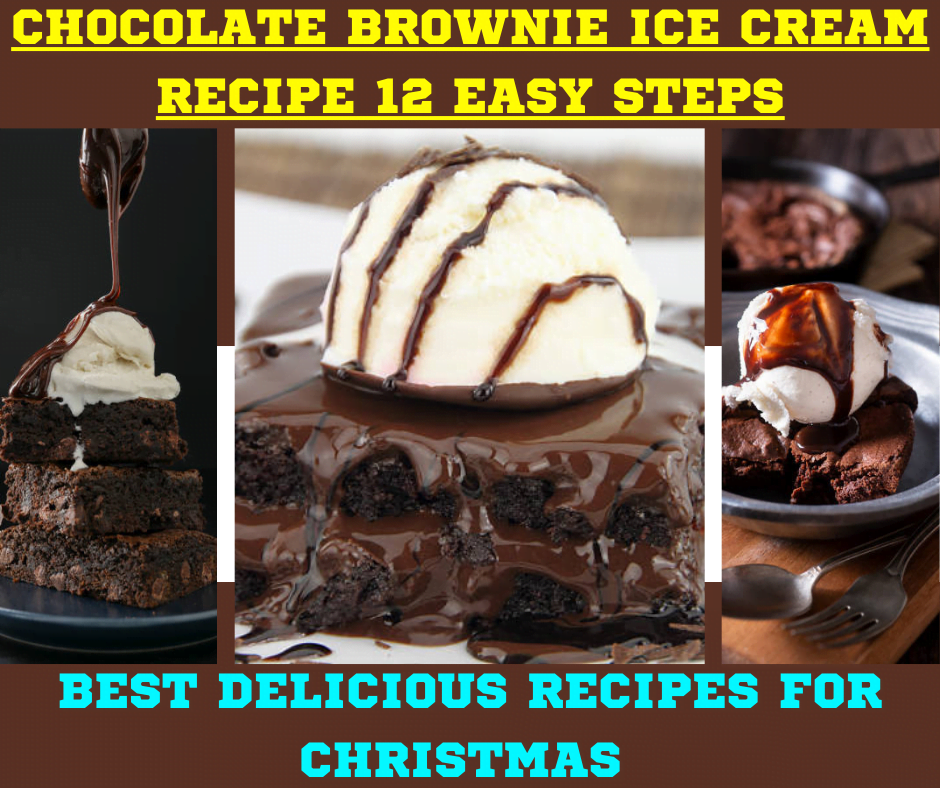 Chocolate Brownie Ice Cream Recipe 12 Easy Steps by RecipeandEat Medium