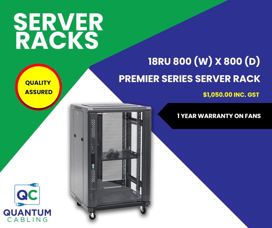 Server Rack Supplier Perth Australia by Quantum Cabling Medium