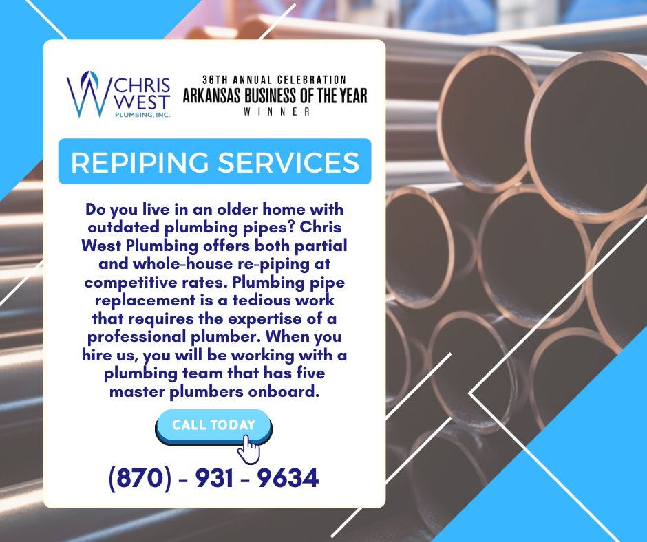 Repiping Services Plumbing Jonesboro, AR Plumbingchriswest Medium