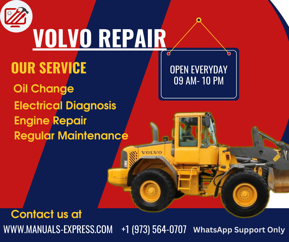 Volvo Repair, Wheel, & Skid Steer Loader Models L35B, L90E, L20B, L180E, L70E, L70C, L70F