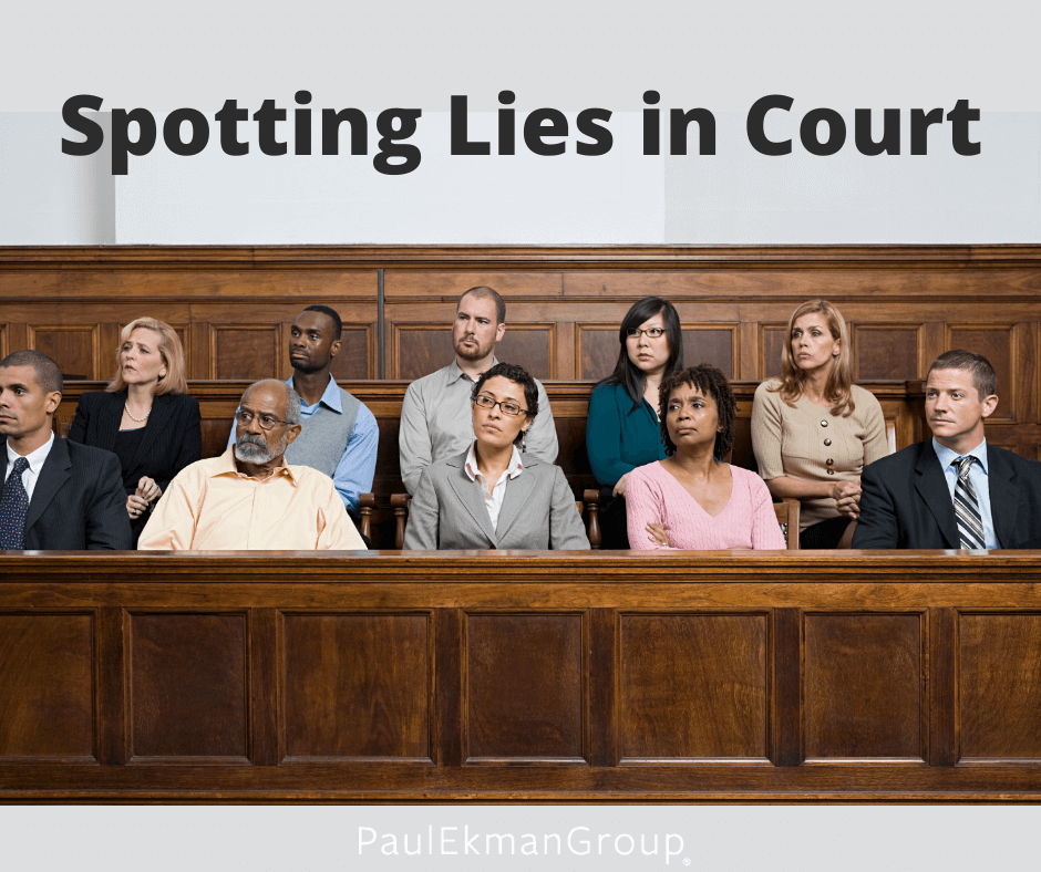 Spotting lies in court. The challenges for judges and jurors to… by