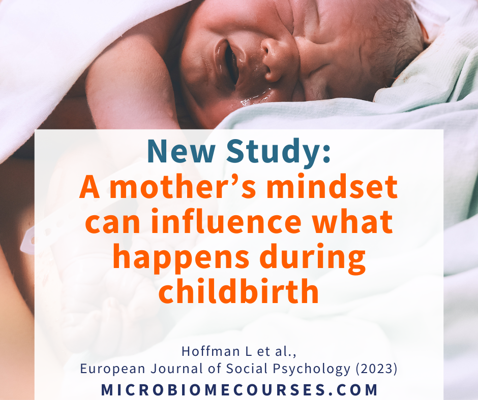 New Study A mother’s mindset can influence what happens during