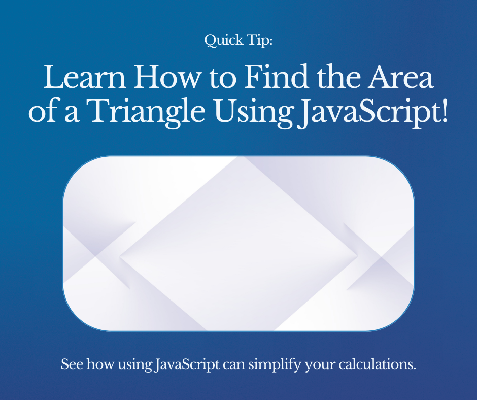 How to find area of a triangle using JavaScript? | by Itexamtools.com ...