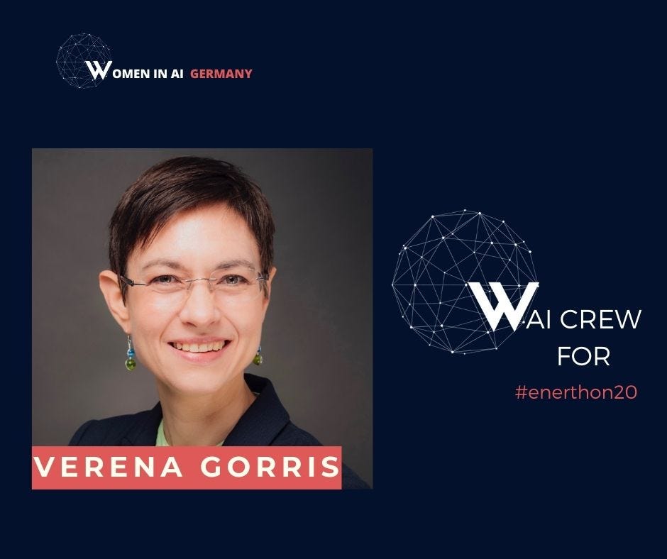 Meet Verena, one of the dream team members of our WAI Crew for #enerthon20!  | by Mirea Cartabbia | WAI GERMANY | Medium