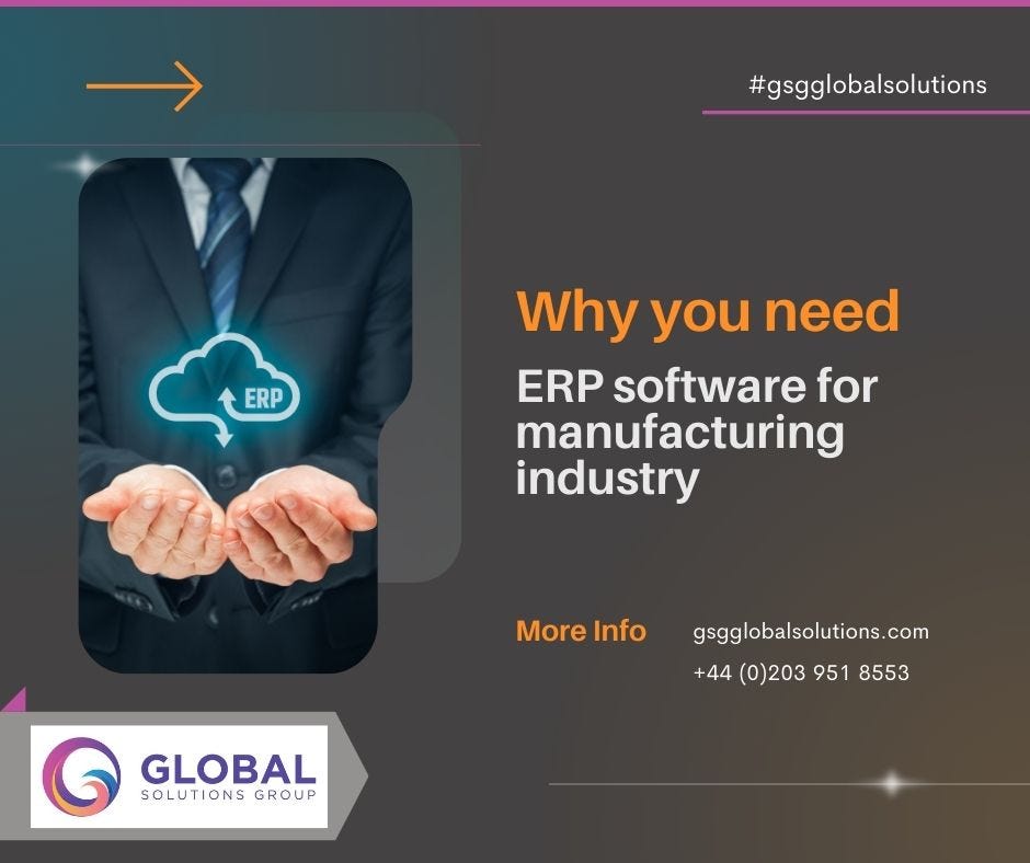 Best ERP Software for Manufacturers Top ERP Systems in UK GSG