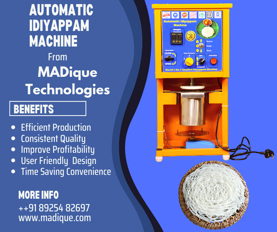 Best Automatic Idiyappam Making Machine