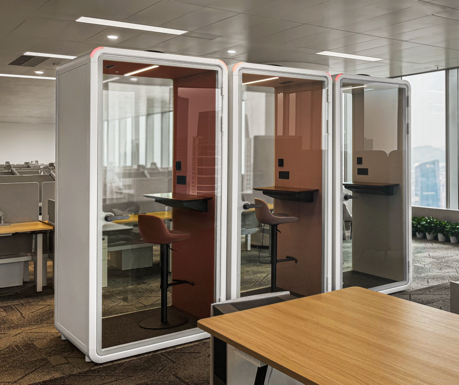 HHecor Office Pod — Soundproof Booth for Quiet Work & Focus Spaces