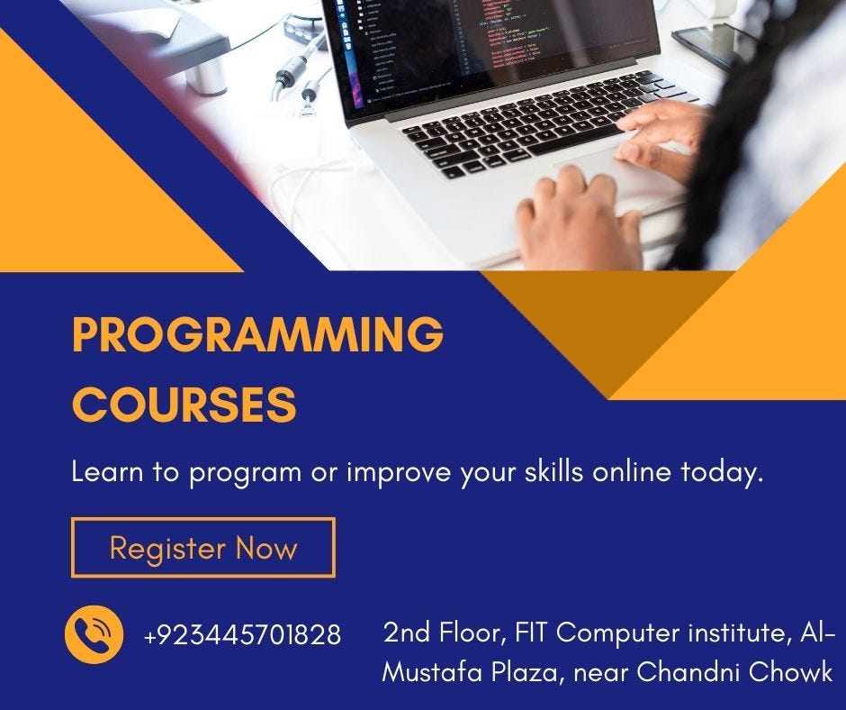 Programming Courses In Rawalpindi Islamabad | by FIT Computer institute ...