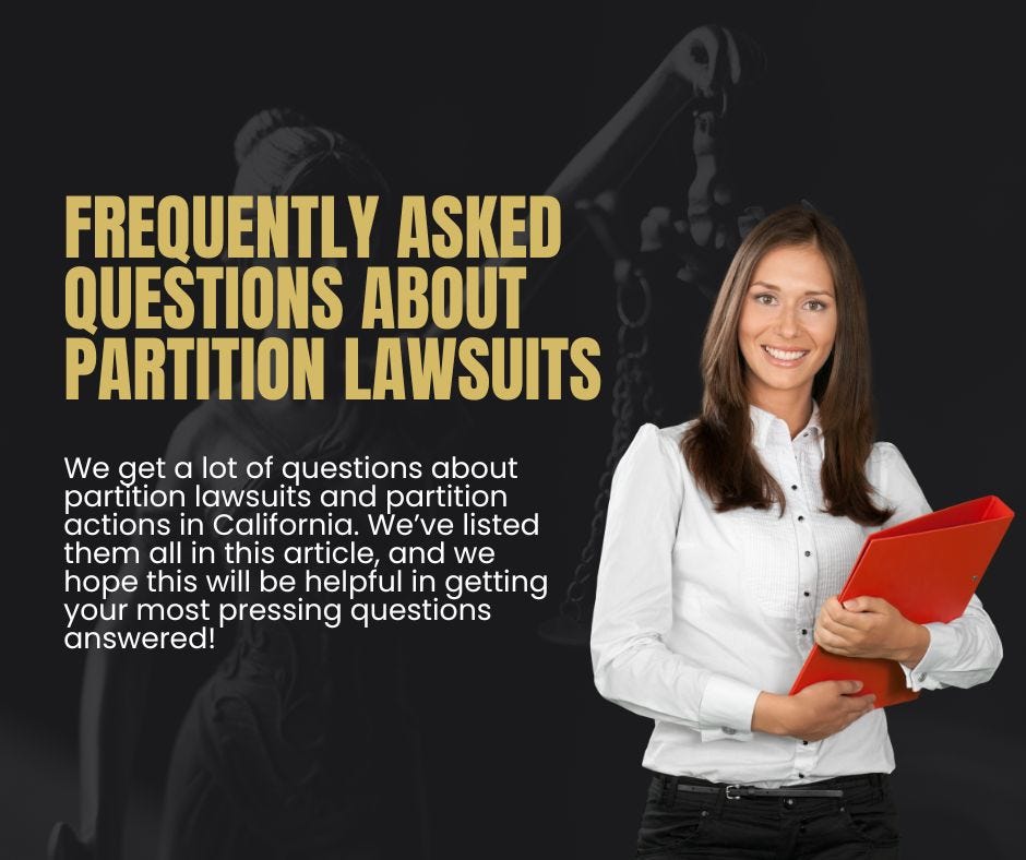 Frequently Asked Questions About Partition Lawsuits Baker Law Group