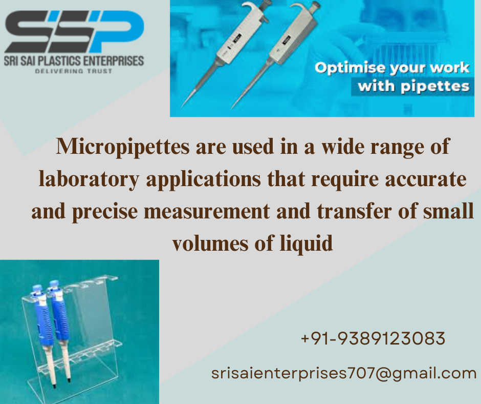 Best Micropipette Brand in Lucknow and It’s Uses by Sri Sai