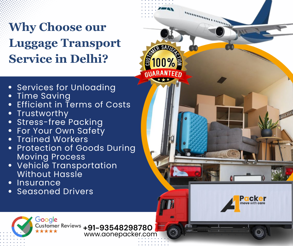 Tips for Haring Luggage Transport Service in Delhi by Aone Packer