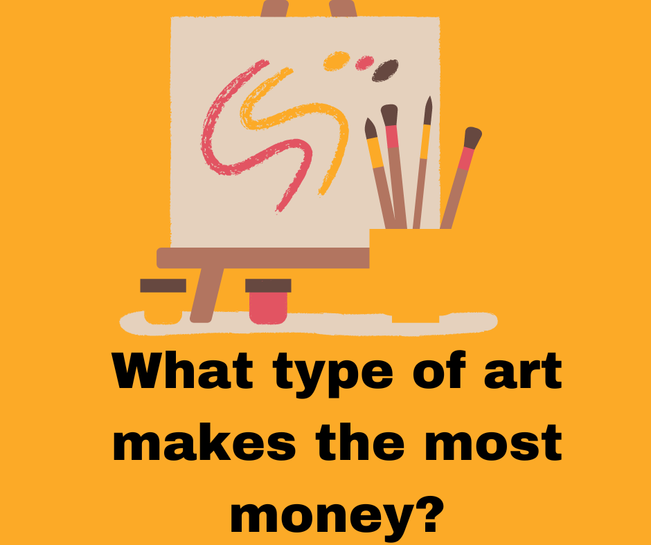 What type of art makes the most money? What type of art is most in