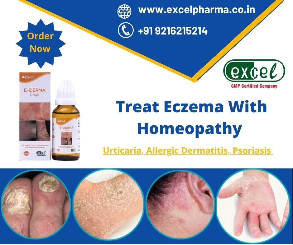 Conventional Vs. Homeopathic Medicines for Eczema by Excel Pharma