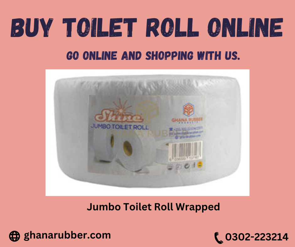 Soft and Sustainable Toilet Paper Rolls by Ghana Rubber