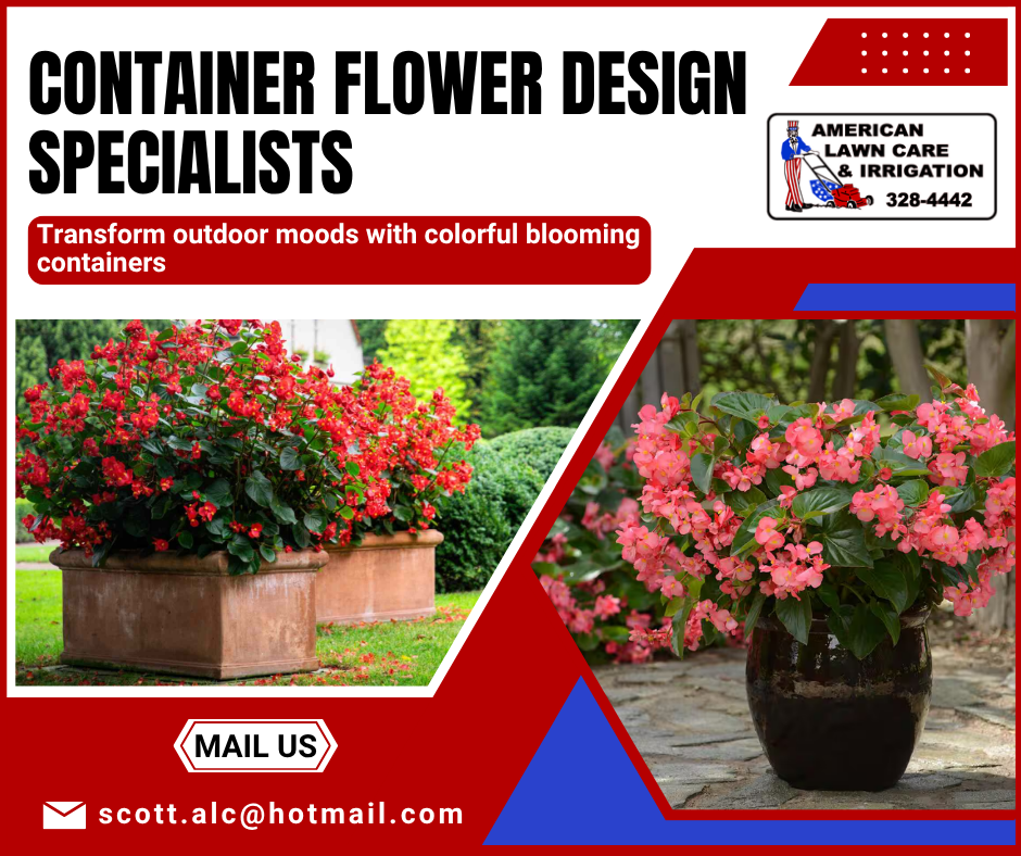 Professional Container Flower Installations