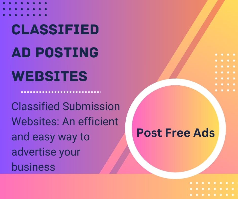 Free Classified Ads: Boost Your Business Online | Medium